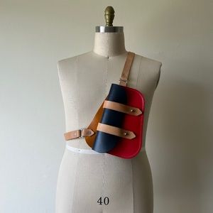 Mifland Saddle bag Blue Red Yellow